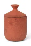 Vonná sójová svíčka ferm LIVING Ura Red Sienna oranžová barva