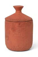 Vonná sójová svíčka ferm LIVING Ura Red Sienna oranžová barva