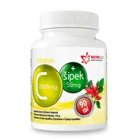 Nutricius Vitamín C 1000 mg + šípek 50 mg 90 tablet