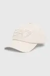 Bavlněná baseballová čepice EA7 Emporio Armani