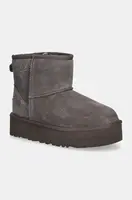 Dětské semišové sněhule UGG CLASSIC MINI PLATFORM