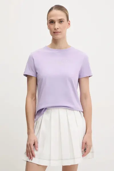 Tričko Guess BRIANA růžová barva, V3BI11 J1314