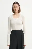 Vlněný svetr Herskind Liw béžová barva, lehký, 5434825