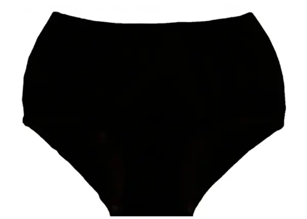 angelika Bavlněné kalhotky s vysokým pasem, 6ks v balení, černé, vel. M