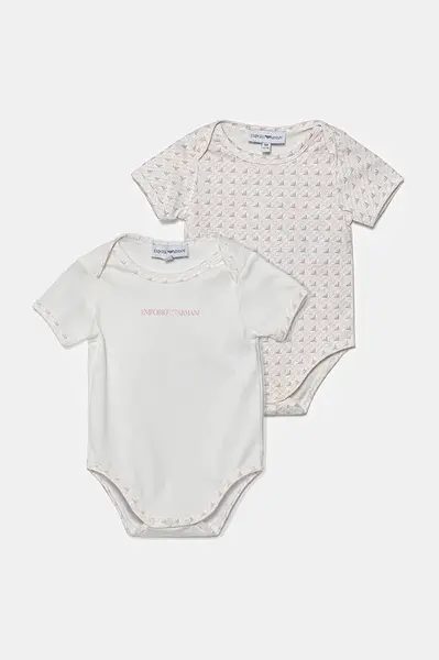 Bavlněné kojenecké body Emporio Armani 2-pack EY000010 AF10913