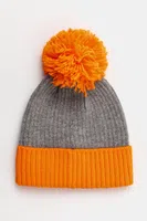 Čepice z vlněné směsi United Colors of Benetton oranžová barva, 6LOWDA014