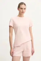 Tričko Guess RHINESTONES růžová barva, V5RI18 I3Z14