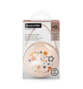 Suavinex Wonderland Duo Krabička na šidítka 1 ks růžová