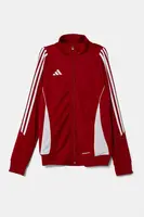 Dětská mikina adidas Performance červená barva, s aplikací, IR7502