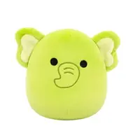 Squishmallows Zelený slon Franky, 13 cm
