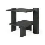 Odkládací stolek Abstract - černý lakovaný teak - Ethnicraft