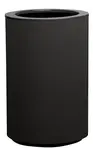 Válcový samozavlažovací květináč STEEL PLUS, více variant - Hobby Flower Barva: antracit, Rozměry: Ø 35 x 75