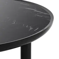 Odkládací stolek K-TOP Ø 105, více variant - Kartell Barva: Černá Marquina / Černá