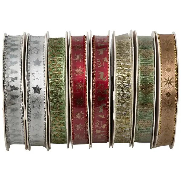 Dekoratívna páska 1 cm dĺžka 2,7 m (rôzne vzory) 41048