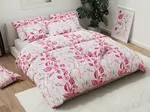 Bavlnené obliečky LISTY ružové