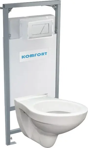 Alcadrain podomítkový set pro komfort C201 +tlačítko +WC mísa závěsná