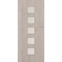 Posuvné dveře Vedi 5*5 90L dub stříbrný