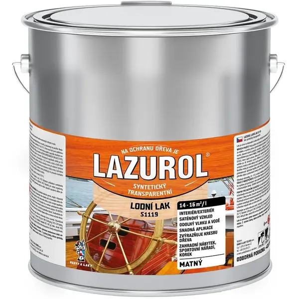Lazurol lodní  lak 2,5l mat