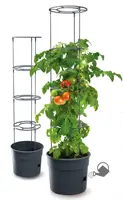 Kvetináč pre prestovanie paradajok a iných popínavých rastlín, Grower antracit 29,5 cm PRIPOM300-S433