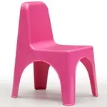 Dětská plastová židlička Mida růžová