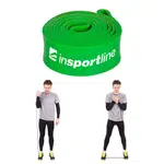 Posilovací guma inSPORTline Hangy Heavy 204x4,4 cm / 30 kg zelená
