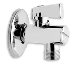 Rohový ventil s filtrom, krytkou a kovovou pákou 1 / 2x3 / 8