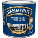 Hammerite Priamo na hrdzu farba na železné kovy hladká svetlo sivá 0,25 l