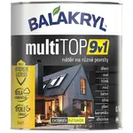 Balakryl Multifunkčná akrylátová farba multiTOP 9v1 8017 čokoládovo hnedá, 0,75l