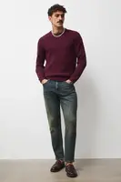 Svetr Medicine pánský, vínová barva