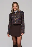 Edoti Women's short chanel jacket OW-BLZB-0102 v2