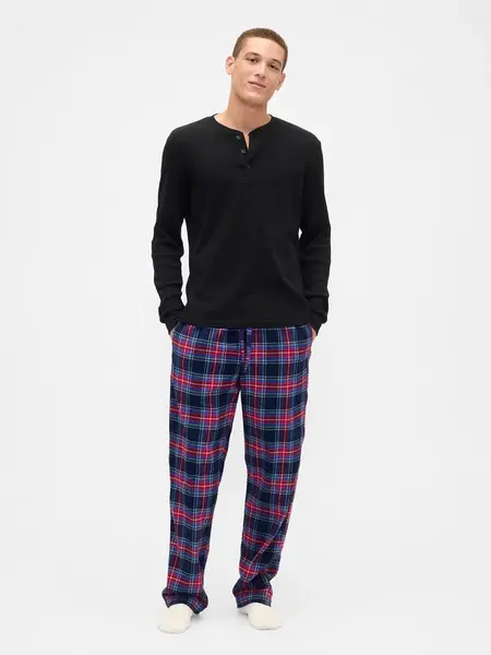 GAP Pyžamové flanelové kalhoty - Pánské