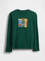 Chlapecké tričko s dlouhým rukávem GAP