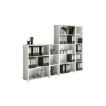 MID.YOU REGÁL NA DOKUMENTY, bílá, 257/185,6/33 cm