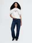 GAP Dámské Oversize tričko Heavyweight Americana 729563-04 Velikost: M