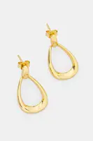 Pozlacené stříbrné náušnice Answear.LAB