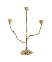 Dekorativní svícen Doing Goods Misty Triple žlutá barva