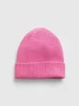 GAP Dětská čepice organic catton fine guage beanie - Holky