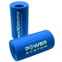 Power System Gripy na posilovací tyč MAX GRIPZ modré - M