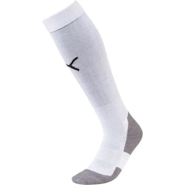 Puma TEAM LIGA SOCKS Pánske futbalové štuplne, biela, veľkosť 39-42