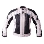 Dámská letní textilní moto bunda BOS Aylin Silver Grey XL