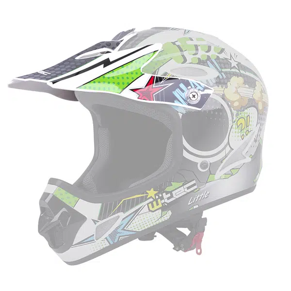 Náhradní kšilt pro přilbu W-TEC FS-605 Cartoon