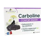 CARBOLINE Comfort Digestif rostlinné uhlí 30 kapslí