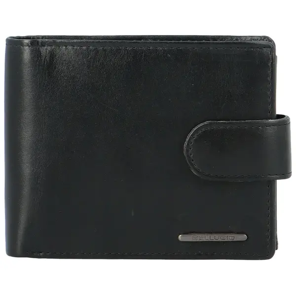 Pánská kožená peněženka černá - Bellugio Daviss