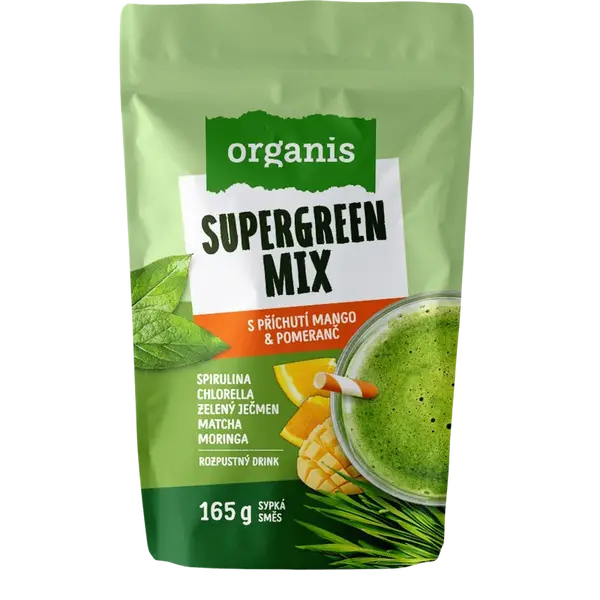 ORGANIS Supergreen Mix 30 dávek, 165 g