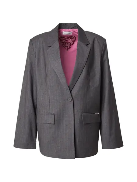 OH APRIL Blejzer 'Krissy'  sivá melírovaná / biela