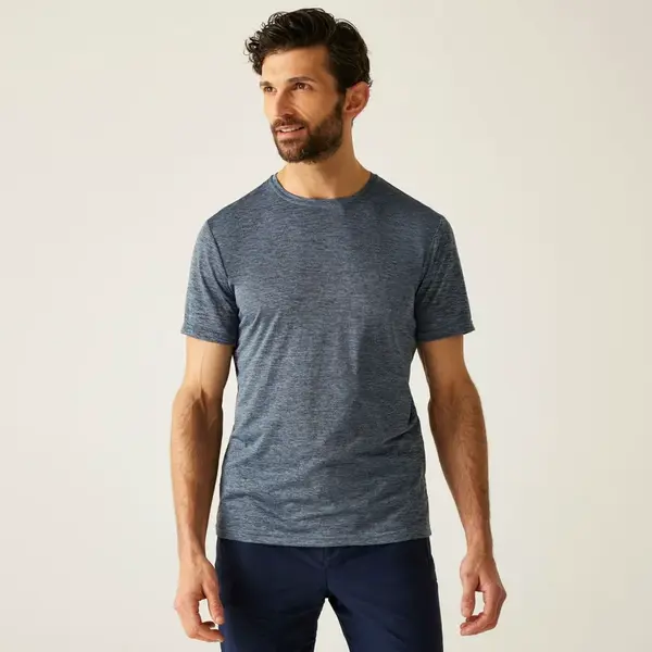 Pánské tričko regatta fingal edition modrošedá s