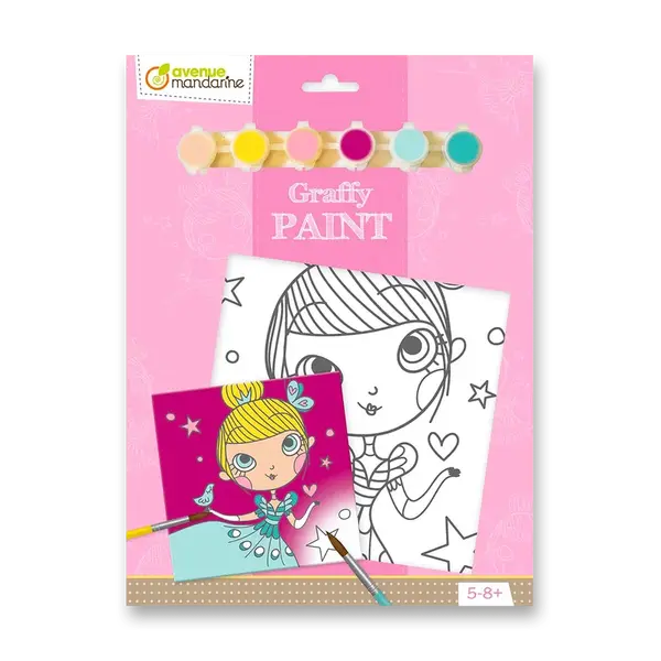 Kreativní sada Avenue Mandarine Graffy Paint - princezna