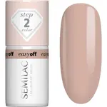 Semilac Easy Off Step 2 gelový lak na nehty s použitím UV/LED lampy odstín Caffe Frappe 7 ml