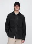 GAP  Pánska Oversize džínsová košilová bunda SuperSoft 744565-00 Veľkosť: L
