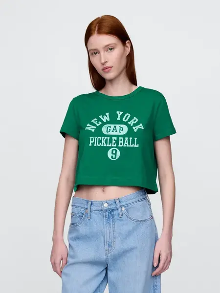 GAP  Dámske Crop tričko 732272-15 Veľkosť: M